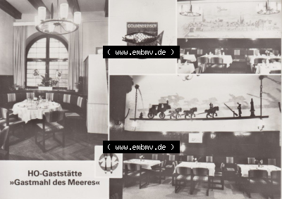 1983, Zwickau Marienplatz HO-Gaststätte Gastmahl des Meeres, DDR-Zeiten Bezirk Karl-Marx-Stadt Sammlung