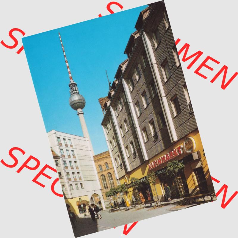 Alte Ansichtskarten der DDR, Berlin Hauptstadt der DDR, Mappe von 1988, Berlin - Nikolaiviertel. Alte digitalisierte DDR Postkarte aus privater Sammlung, Mappe mit Berliner... Sammlung