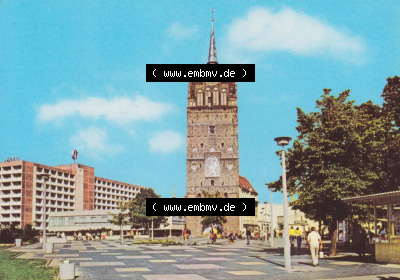 Hansestadt Rostock 1979, Rostocker Kröpeliner Tor. Alte Ansicht in der DDR Sammlung