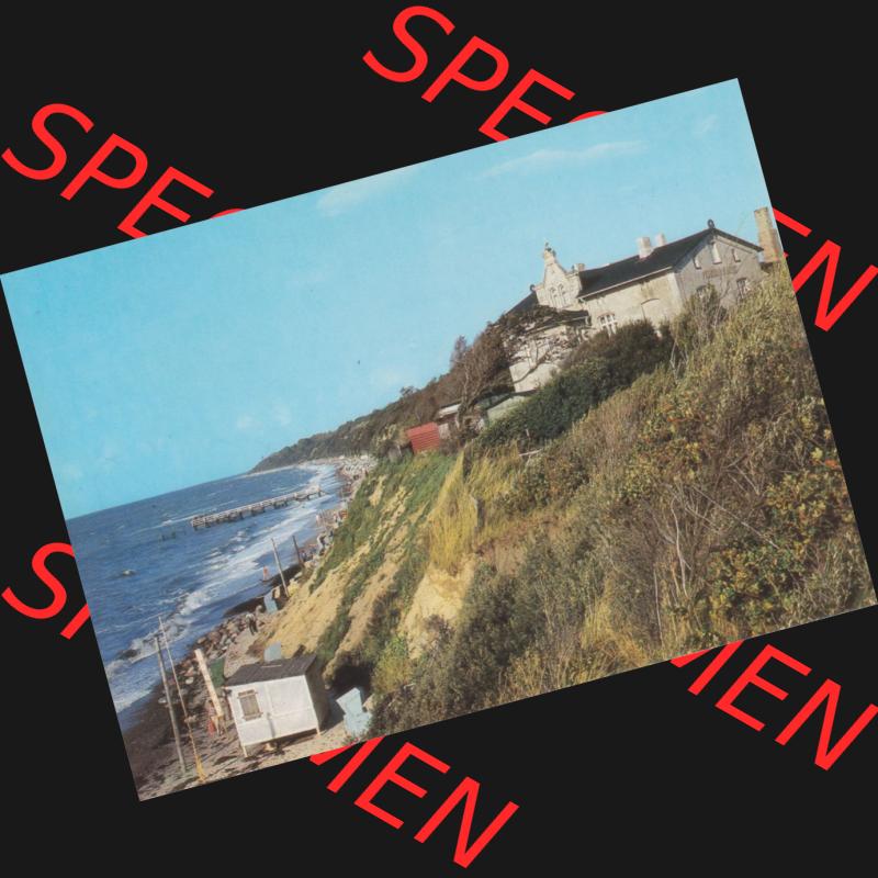 Alte Ansichtskarte in Farbe DDR Bezirk Rostock, Kreis Bad Doberan, Ostseebad Rerik 1986, Strand vom Ostseebad Rerik. Ansichtskarte bzw. Postkarte aus DDR-Zeiten der Deutschen... Sammlung