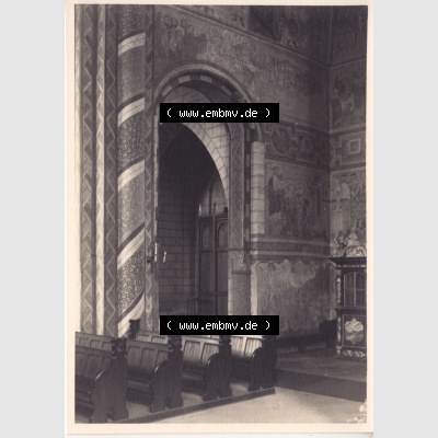 Altes Foto mit einer Ansicht der DDR Bezirk Rostock, Kreis Rügen, Stadt Bergen, Marienkirche in Bergen auf Rügen (0005). DDR Bezirk Rostock, Kreis Rügen,... Sammlung