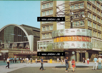 1988, Weltzeituhr in Berlin Sammlung