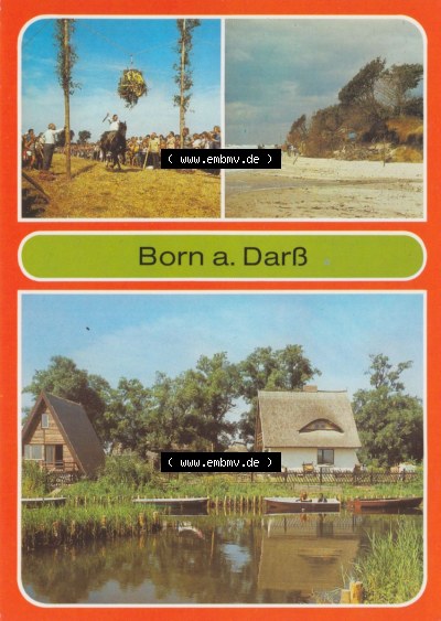 Alte Ansichtskarte mit Ansichten der DDR Bezirk Rostock, Kreis Ribnitz-Damgarten im online Katalog Sammlung