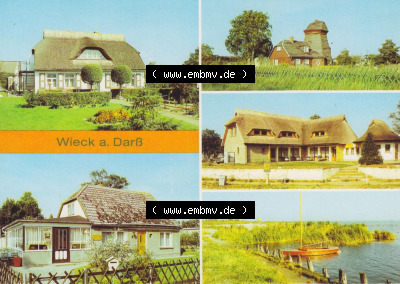 Alte Ansichtskarte mit Ansichten der DDR Bezirk Rostock, Kreis Ribnitz-Damgarten im online Katalog Sammlung