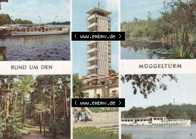 Verlag Felix Setecki, Berlin, Ansichtskarten DDR Stadt Berlin in Farbe 1971, Rund um den Müggelturm in Berlin der DDR. Stadtansicht(en)... Sammlung