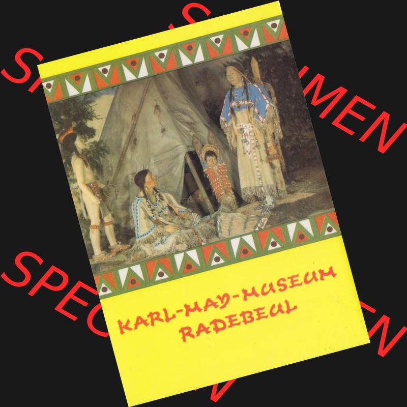 Ansichtskarte DDR Bezirk Dresden, Kreis Dresden, Radebeul Karl-May-Museum 1987, Karl-May-Museum Radebeul. Alte Ansichtskarte der DDR Bezirk Dresden, Kreis Dresden,... Sammlung