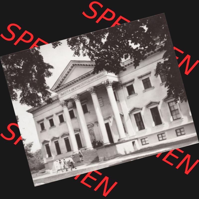 Altes Foto Wörlitz DDR Bezirk Halle, Kreis Wittenberg, Wörlitzer Park 1970-er Jahre in s/w, 1976, Wörlitzer Schloss. Foto-Abzüge aus DDR-Zeiten Bezirk... Sammlung