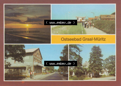DDR Bezirk Rostock, Kreis Rostock, Ostseebad Graal-Müritz der DDR, Fotos, online Katalog für Ansichtskarten und Fotos aus DDR-Zeiten Sammlung