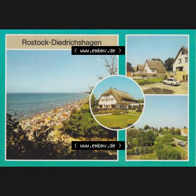 Ansichtskarten DDR Bezirk Rostock, Stadtkreis Rostock, Hansestadt Rostock Strand am Naturschutzgebiet Stolters, Ferienheim Uns Hüsung, Am Stolteraer Weg. Alte Ansicht... Sammlung
