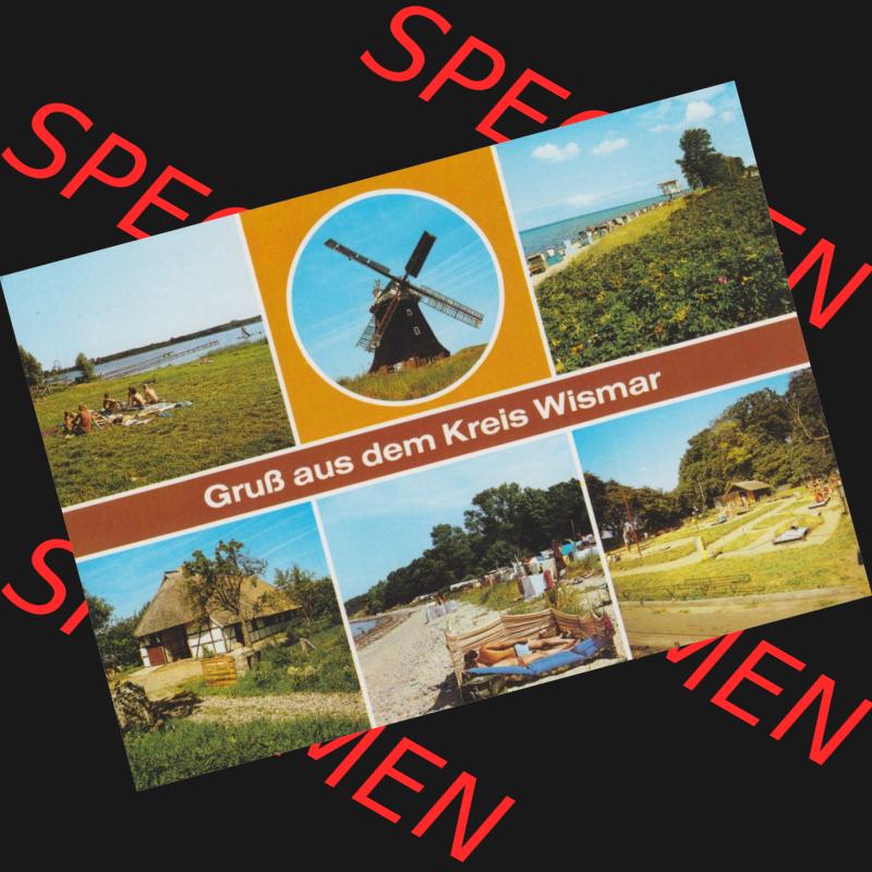Ansichtskarten DDR Bezirk Rostock, Kreis Wismar, Gruß aus dem Kreis Wismar, Hohen Viechein, Badestelle, Boiensdorf, Ortsteil Stove, Technisches Denkmal.... Sammlung