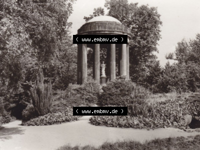 Altes Foto Wörlitz DDR Bezirk Halle, 1976, Venustempel, DDR-Zeiten Bezirk Halle Sammlung