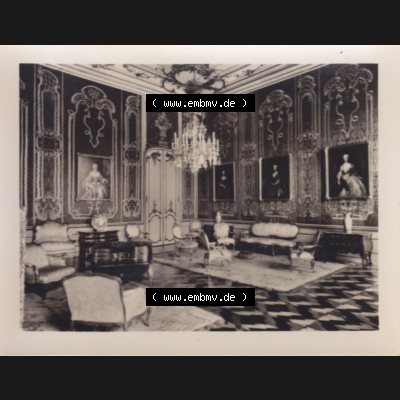Fotos DDR, Bezirk Potsdam, Kreis Potsdam - Sanssouci 1958, Neues Palais - Tressenzimmer. Fotos aus DDR-Zeiten Bezirk Potsdam der Deutschen Demokratischen Republik vom Bezirk Potsdam... Sammlung