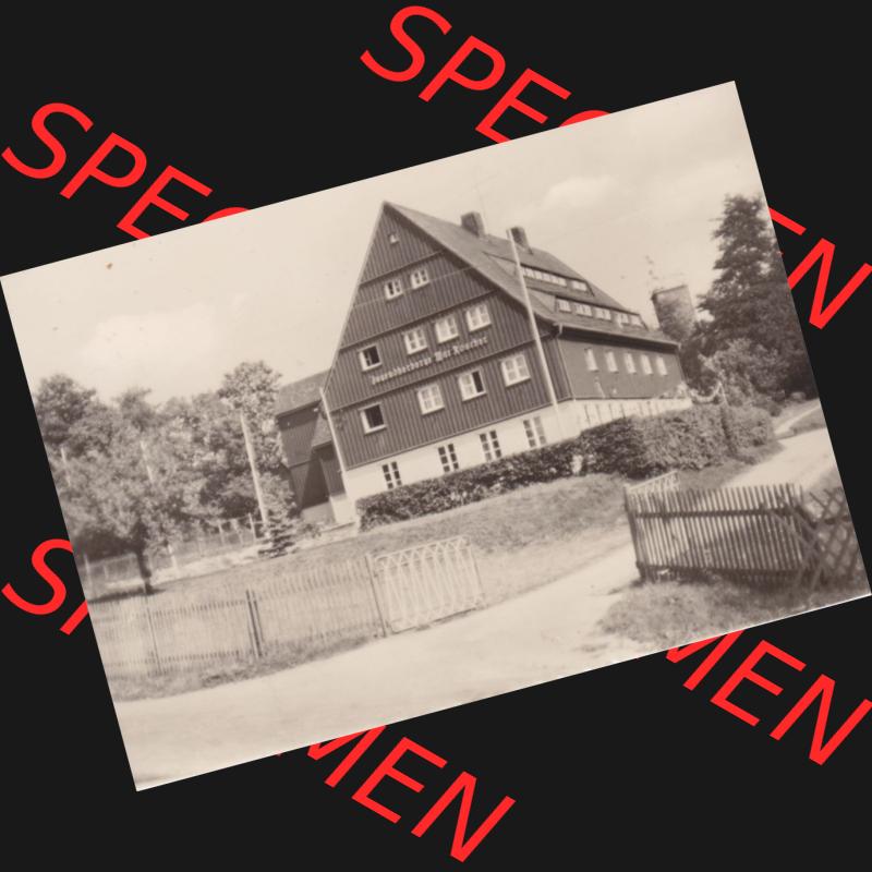 Fotos DDR, Bezirk Karl-Marx-Stadt, Kreis Brand-Erbisdorf, Klein-Stadt Frauenstein Jugendherberge Max Rauscher. Fotos in s/w bzw. in schwarzweiß der Burgruine Frauenstein... Sammlung