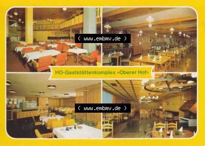 1988, HO-Gaststätten-Komplex Oberer Hof Sammlung