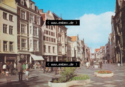 Hansestadt Rostock 1978, Rostocker Kröpeliner Straße. Alte Ansicht Sammlung