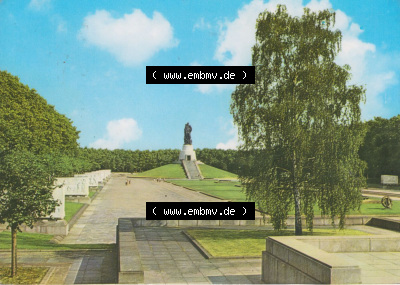 Stadt Berlin Ansicht in Farbe 1975, Sowjetisches Ehrenmal in Treptow Sammlung