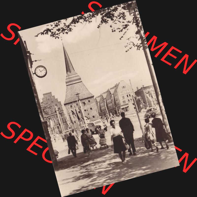 Ansichtskarte DDR Bezirk Rostock, Stadtkreis Rostock, Hansestadt Rostock Ansicht 1962, Rostock Am Steintor, Einbildkarte Hochformat. Alte Ansicht in der DDR Bezirk Rostock,... Sammlung