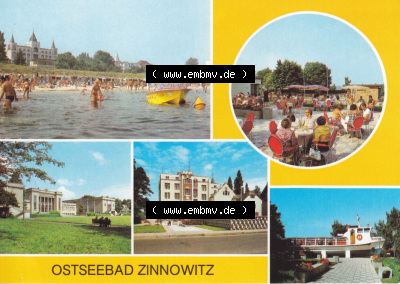 Ostseebad Zinnowitz auf der Insel Usedom Strand, Boulevard-Café, Kulturhaus der DSF, Ferienheim IG Wismut, Klement Gottwald.... Sammlung