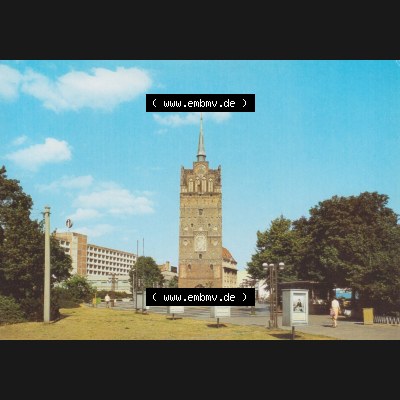 Ansichtskarten DDR Bezirk Rostock, Stadtkreis Rostock, Hansestadt Rostock 1984, Kröpeliner Tor. Alte Ansicht in der DDR Bezirk Rostock, Stadtkreis Rostock, Hansestadt... Sammlung