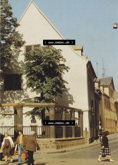Blick auf Martin Luthers Geburtshaus Sammlung