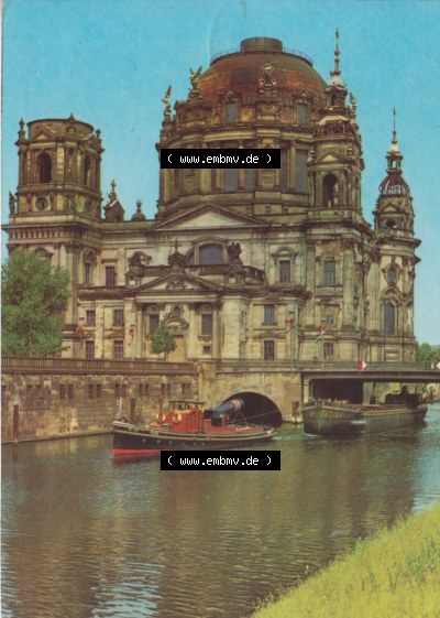 Stadt Berlin Ansicht in Farbe 1968, Berliner Dom Sammlung