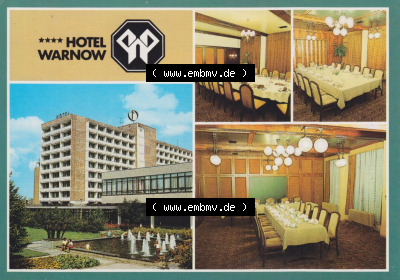 Ansichtskarten DDR Bezirk Rostock, Stadtkreis Rostock, Hansestadt Rostock, Rostocker Hotel Warnow. Alte Ansicht in der DDR Bezirk... Sammlung