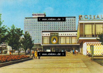 Ansicht in Farbe 1971, Interhotel Berolina und Kino International Sammlung