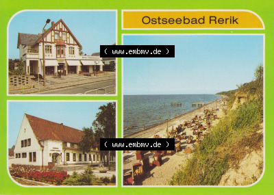 Kreis Bad Doberan, Ostseebad Rerik Leuchtturmstraße, Kinderheim, Strand, Alte Ansichtskarte der DDR Bezirk Rostock, Kreis Bad... Sammlung