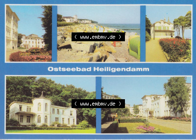 Alte Ansichtskarte DDR Bezirk Rostock, Kreis Bad Doberan, Stadt Bad Doberan mit Stadtteil und Ostseebad Heiligendamm 1981, Ostseebad... Sammlung