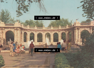 Verlag Felix Setecki, Berlin, Ansichtskarten DDR Stadt Berlin in Farbe 1969, Märchenbrunnen im Friedrichhain. Stadtansicht(en)... Sammlung