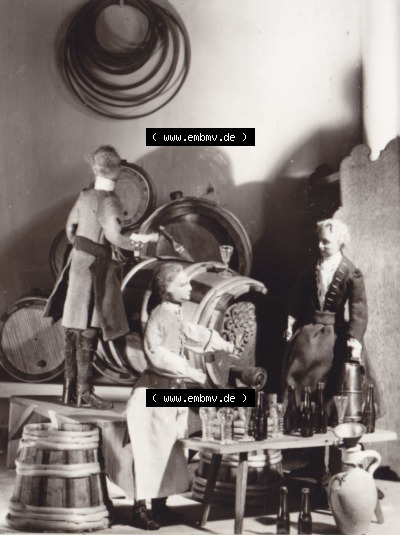 Arnstadt Schloss-Museum Mon Plaisir 1977, Puppenstadt, Weinkeller, Kunstanstalt Straub & Fischer, Meiningen Sammlung