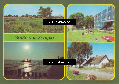 Wolgast, Zempin Usedom 1986, Ortsteil am Achterwasser, Peenestraße, Ferienzentrum des VEB MAW Magdeburg "Karl Marx" Sammlung