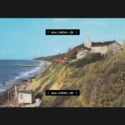 Alte Ansichtskarte in Farbe DDR Bezirk Rostock, Kreis Bad Doberan, Ostseebad Rerik 1986, Strand vom Ostseebad Rerik. Ansichtskarte bzw. Postkarte aus DDR-Zeiten der Deutschen... Sammlung