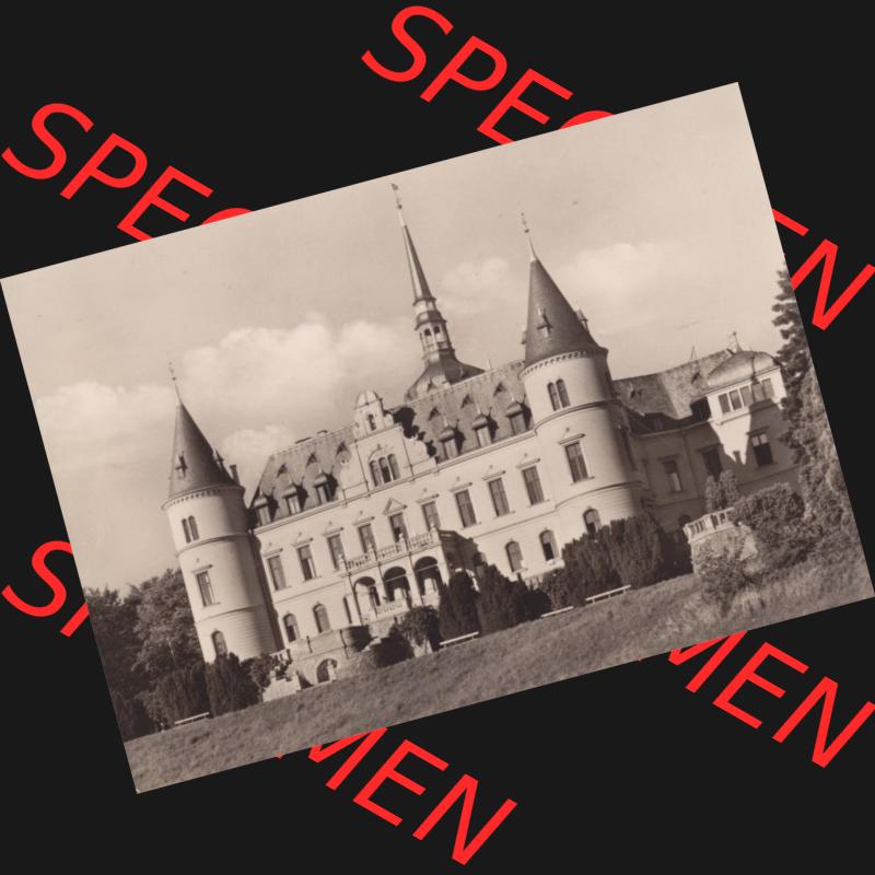 Alte Ansichtskarte DDR Bezirk Rostock, Kreis Rügen (Insel Rügen), 1972, Ralswiek auf Rügen, Schloss (Jetzt Feierabendheim (1972)) Sammlung