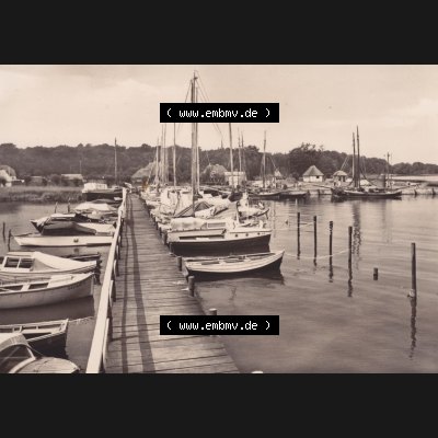 Alte Ansichtskarte DDR Bezirk Rostock, Kreis und Insel Rügen, 1972, Ralswiek auf Insel Rügen, Am Jasmunder Bodden. Sammlung