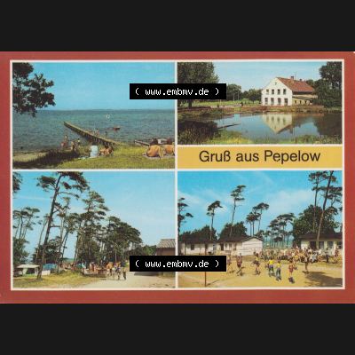 Ansichtskarten DDR Bezirk Rostock, Kreis Bad Doberan, Kleine Sammlung Gruss aus Pepelow, Strand, Campingplatz. Alte Ansichtskarte der DDR Bezirk Rostock, Kreis Bad... Sammlung