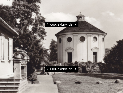 Altes Foto Wörlitz DDR Bezirk Halle, 1976, Vesta-Tempel, DDR-Zeiten Bezirk Halle Sammlung
