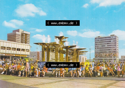 Ansichtskarte DDR Bezirk Berlin, Stadt Berlin Ansicht in Farbe 1973, Alexanderplatz. Stadtansichten der Stadt Berlin, mit Ansicht... Sammlung