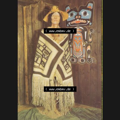 Ansichtskarte DDR Bezirk Dresden, Kreis Dresden, Radebeul Karl-May-Museum 1987, Tlingit-Häuptling. Alte Ansichtskarte der DDR Bezirk Dresden, Kreis Dresden, Radebeul... Sammlung