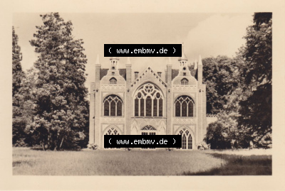Wörlitzer Park 1950-er Jahre, 1959, 3. Das Gotische Haus von der Seeseite g3esehen Sammlung