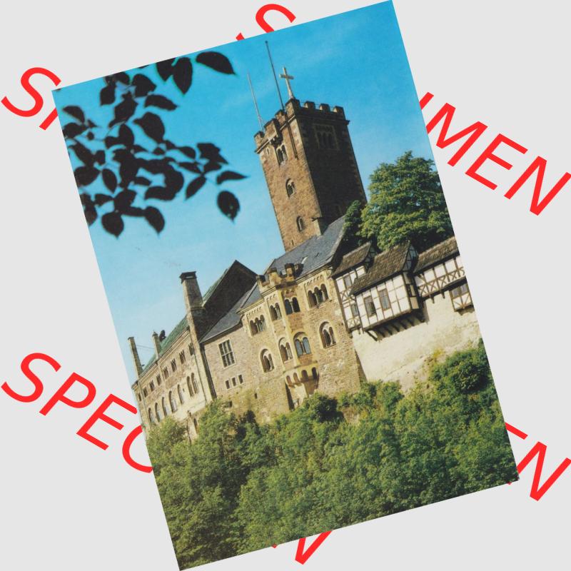 Ansichtskarten DDR Burgen unserer Heimat 1990, Eisenach, Wartburg. Alte Ansichtskarten aus einer Mappe aus dem Jahr 1990 der DDR, Produziert und vertrieben in der Deutschen Demokratischen... Sammlung