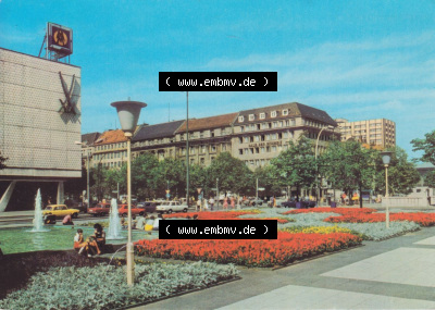 Ansicht in Farbe 1979, Friedrichstraße unter den Linden Sammlung