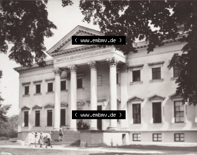 Altes Foto Wörlitz DDR Bezirk Halle, 1976, Wörlitzer Schloss, DDR-Zeiten Bezirk Halle Sammlung