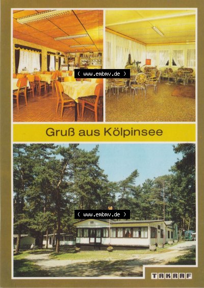 Insel Usedom Seebad Loddin, Ortsteil Kölpinsee, Urlauberdorf des VEB Kranbau Eberswalde Sammlung