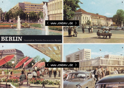Ansicht in Farbe 1969, Hotel unter den Linden, Opern-Café, Restaurant Sammlung