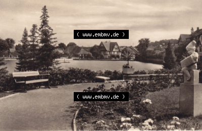 Ilsenburg / Harz 1965, Ilsenburg Partie im Park Sammlung
