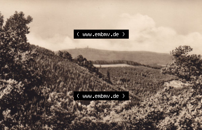 Ilsenburg / Harz 1965, Blick zum Ilsenstein zum Brocken Sammlung