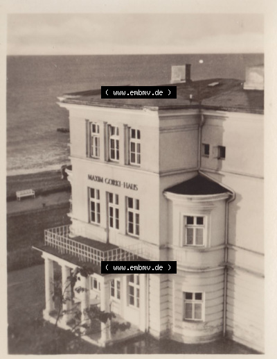 Ostseebad Heiligendamm, (10 Echte Fotos), von ~1956, Maxim-Gorki-Haus, SVK-Heim Sammlung