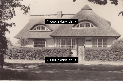 Ostseebad Zingst Mappe in s/w vom Jahrgang 1963 B 8/63, Haus Up friwach. Altes Foto mit Ansicht Sammlung