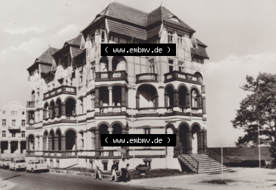 Alte Foto-Ansichten DDR Bezirk Rostock, Kreis Bad Doberan, Ostseebad Kühlungsborn FDGB-Erholungsheim Schloß am Meer. Altes Foto... Sammlung